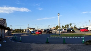 鹿島灘海浜公園の駐車場風景2